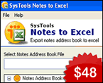 Export Notes to Excel