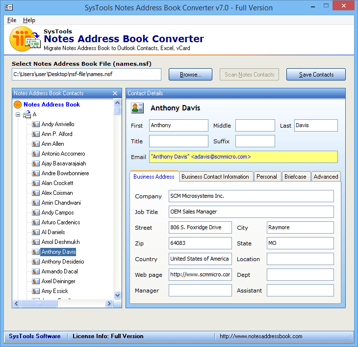 Display-Notes-Contacts